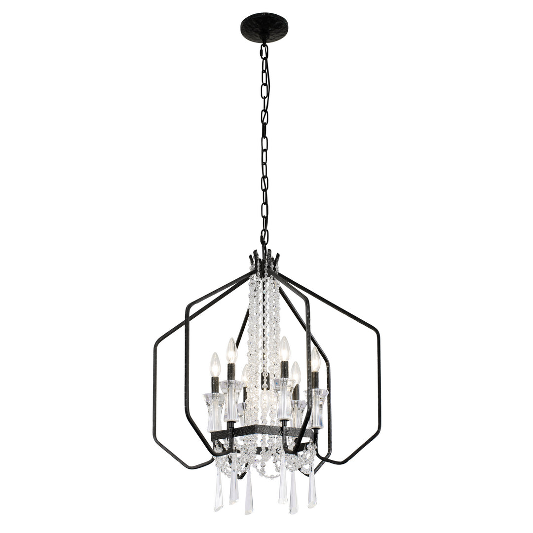 Varaluz Barcelona 270P07OX Chandelier Light - Onyx