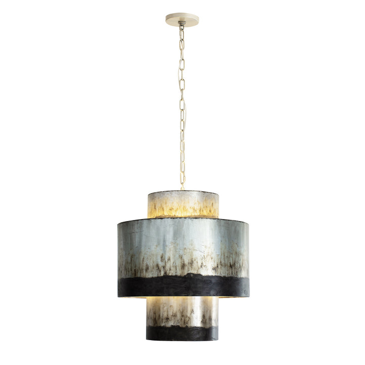 Varaluz Cannery 323F04OG Chandelier Light - Ombre Galvanized