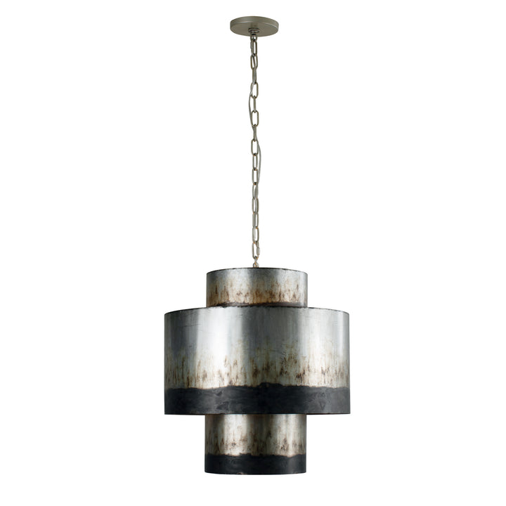 Varaluz Cannery 323F04OG Chandelier Light - Ombre Galvanized