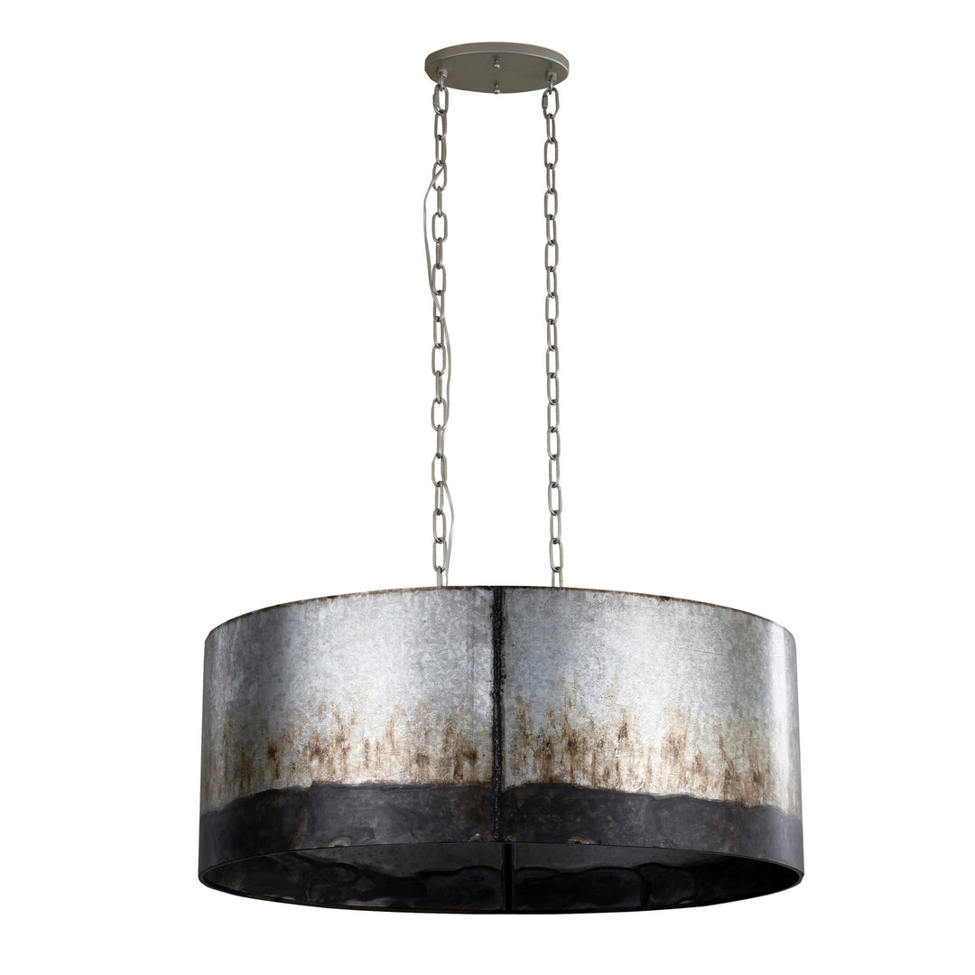 Varaluz Cannery 323N06OG Pendant Light - Ombre Galvanized