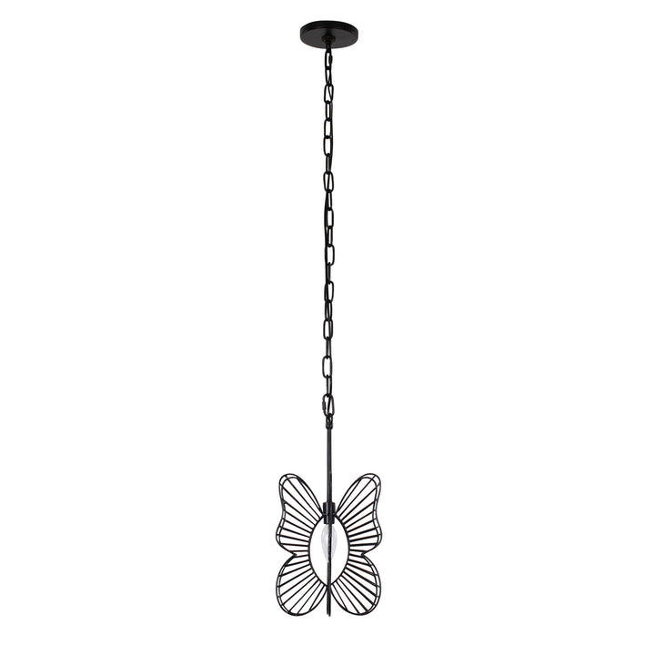Varaluz Monarch 330M01BL Pendant Light - Black