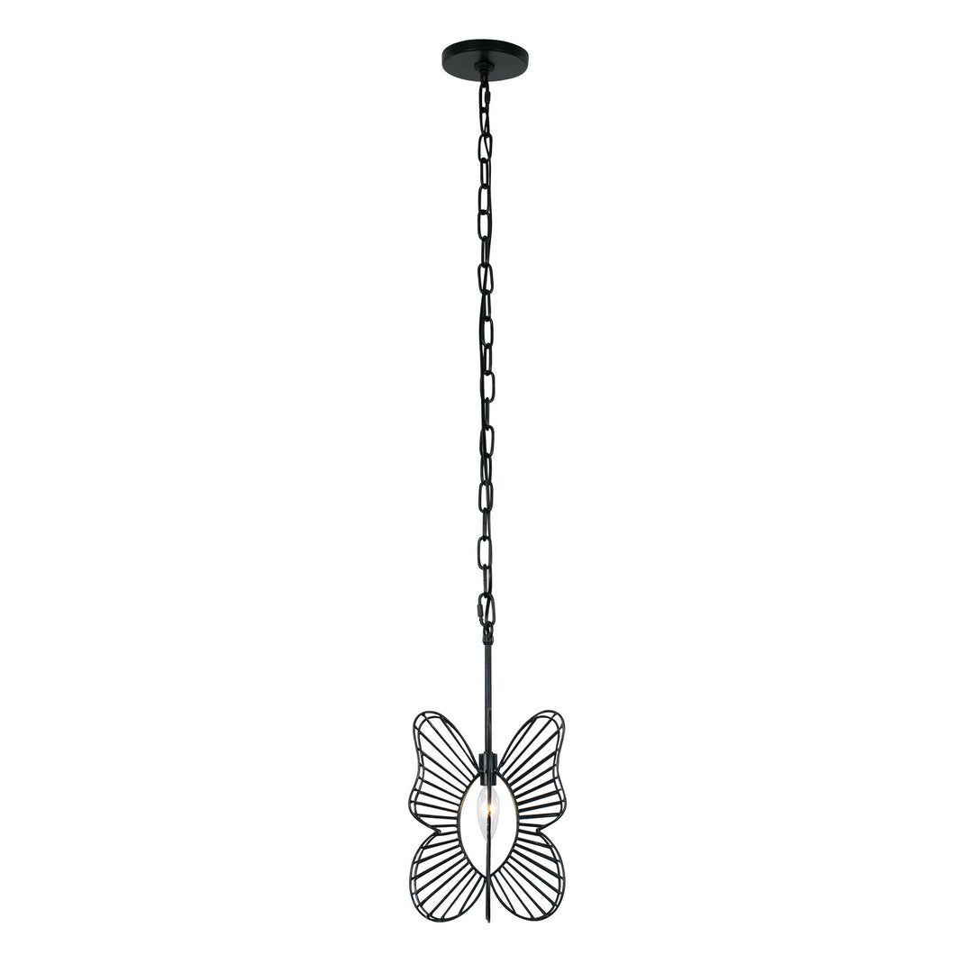 Varaluz Monarch 330M01BL Pendant Light - Black