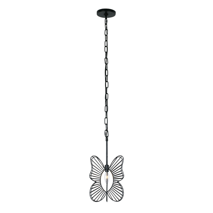 Varaluz Monarch 330M01BL Pendant Light - Black