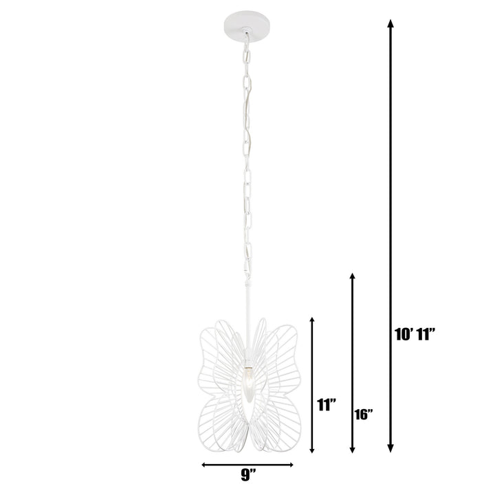 Varaluz Monarch 330M01WH Pendant Light - White