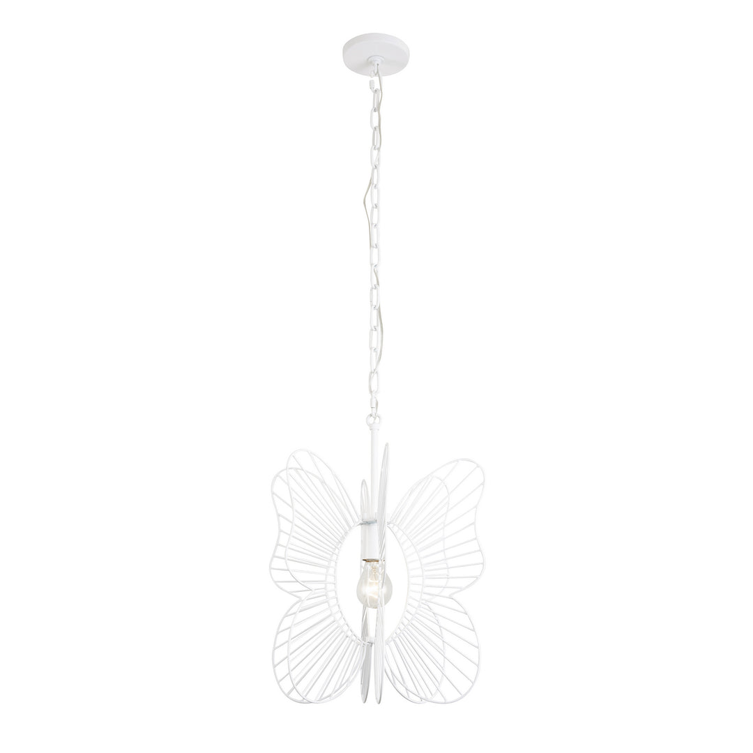 Varaluz Monarch 330P01WH Pendant Light - White