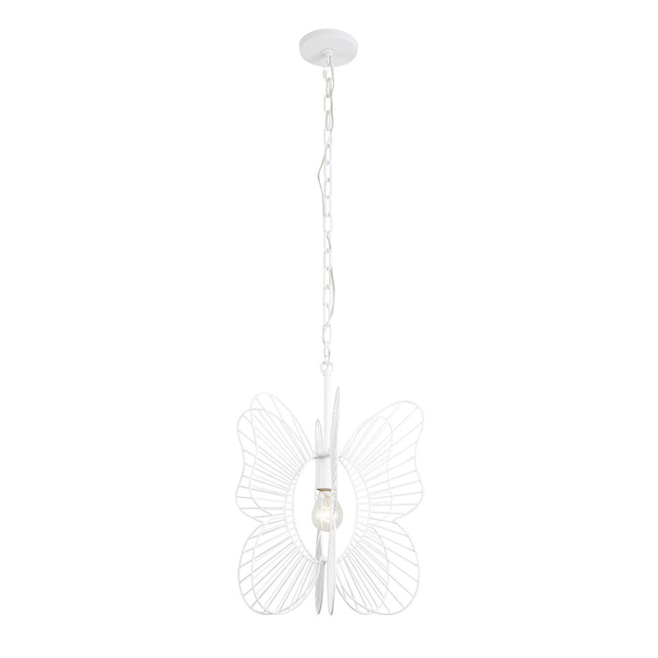 Varaluz Monarch 330P01WH Pendant Light - White