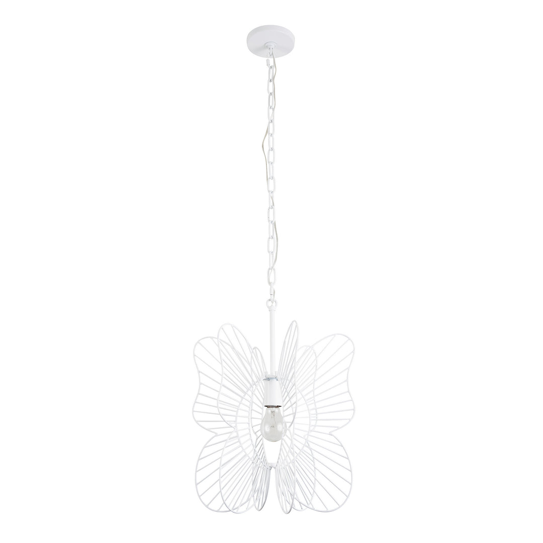 Varaluz Monarch 330P01WH Pendant Light - White