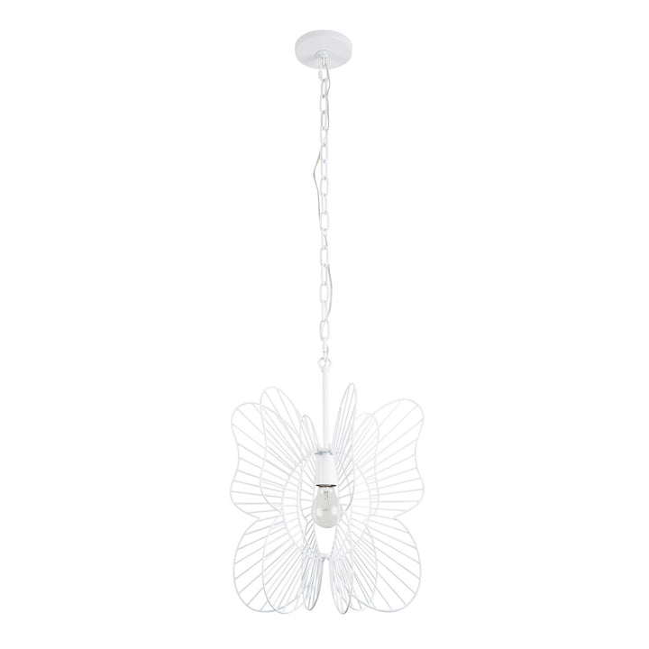 Varaluz Monarch 330P01WH Pendant Light - White