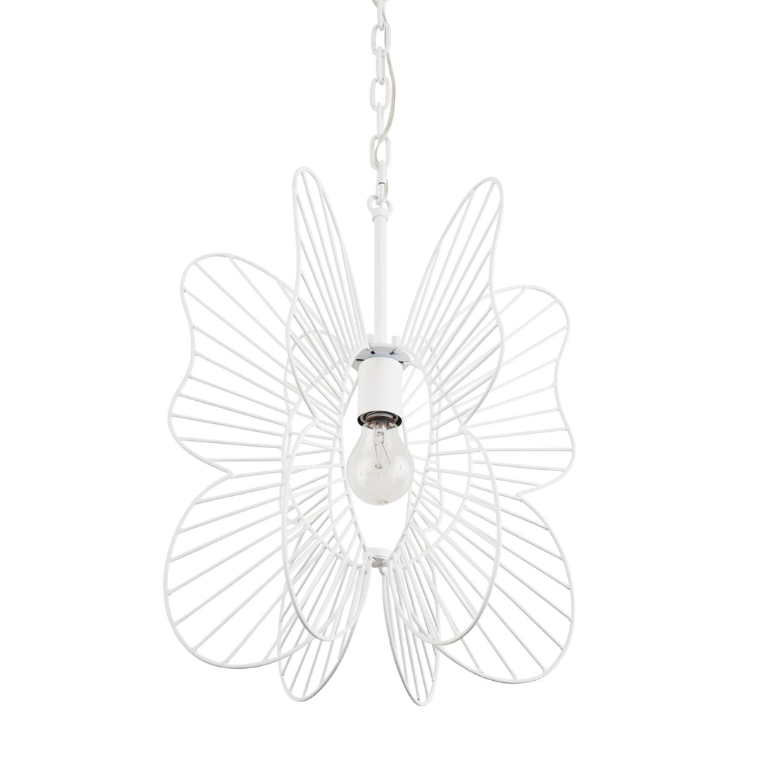 Varaluz Monarch 330P01WH Pendant Light - White