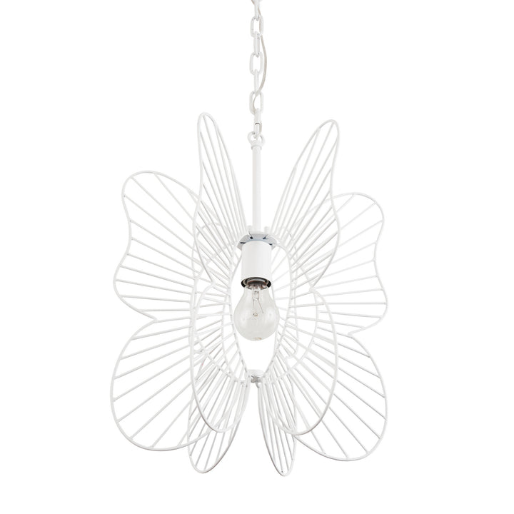 Varaluz Monarch 330P01WH Pendant Light - White