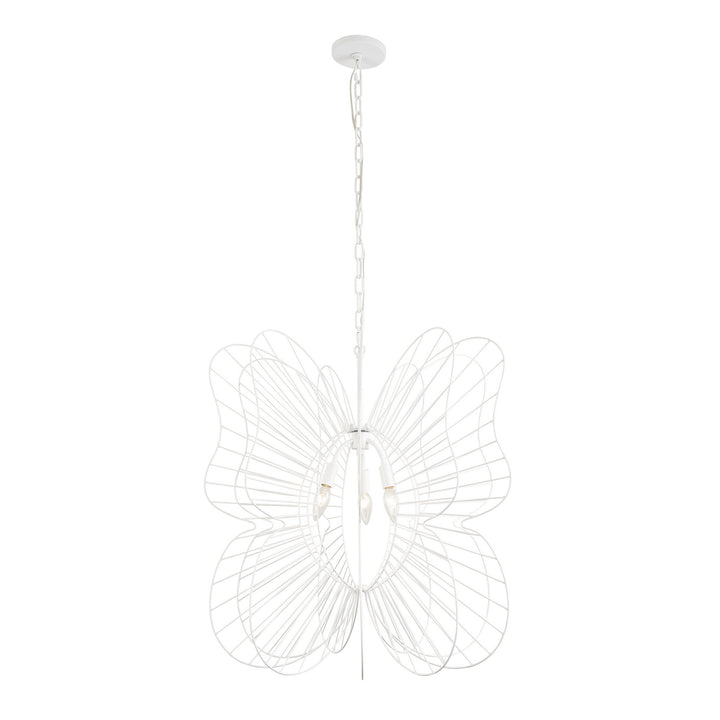 Varaluz Monarch 330P03WH Pendant Light - White
