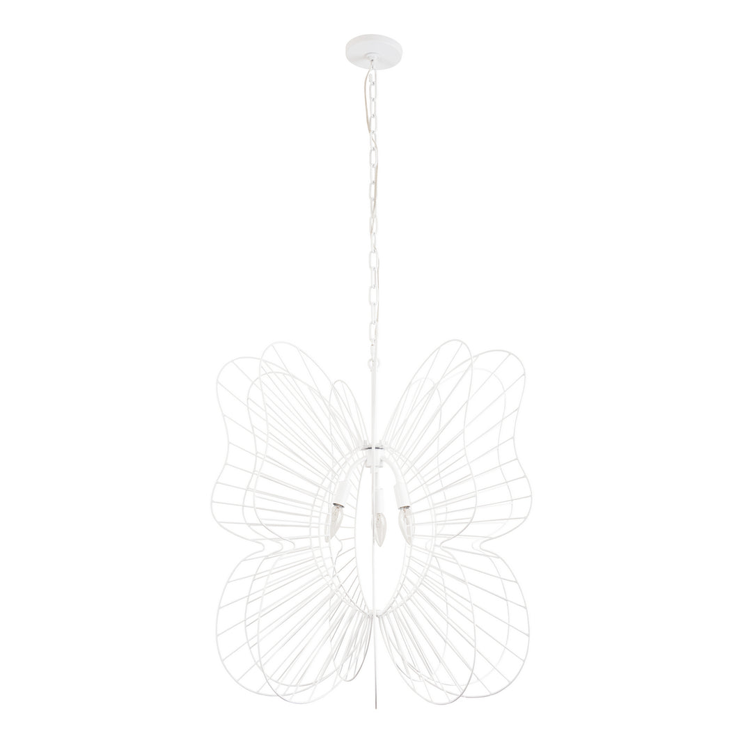 Varaluz Monarch 330P03WH Pendant Light - White
