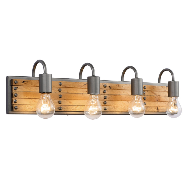 Varaluz Ella Jane 334B04NB Bath Vanity Light 28 in. wide - New Bronze