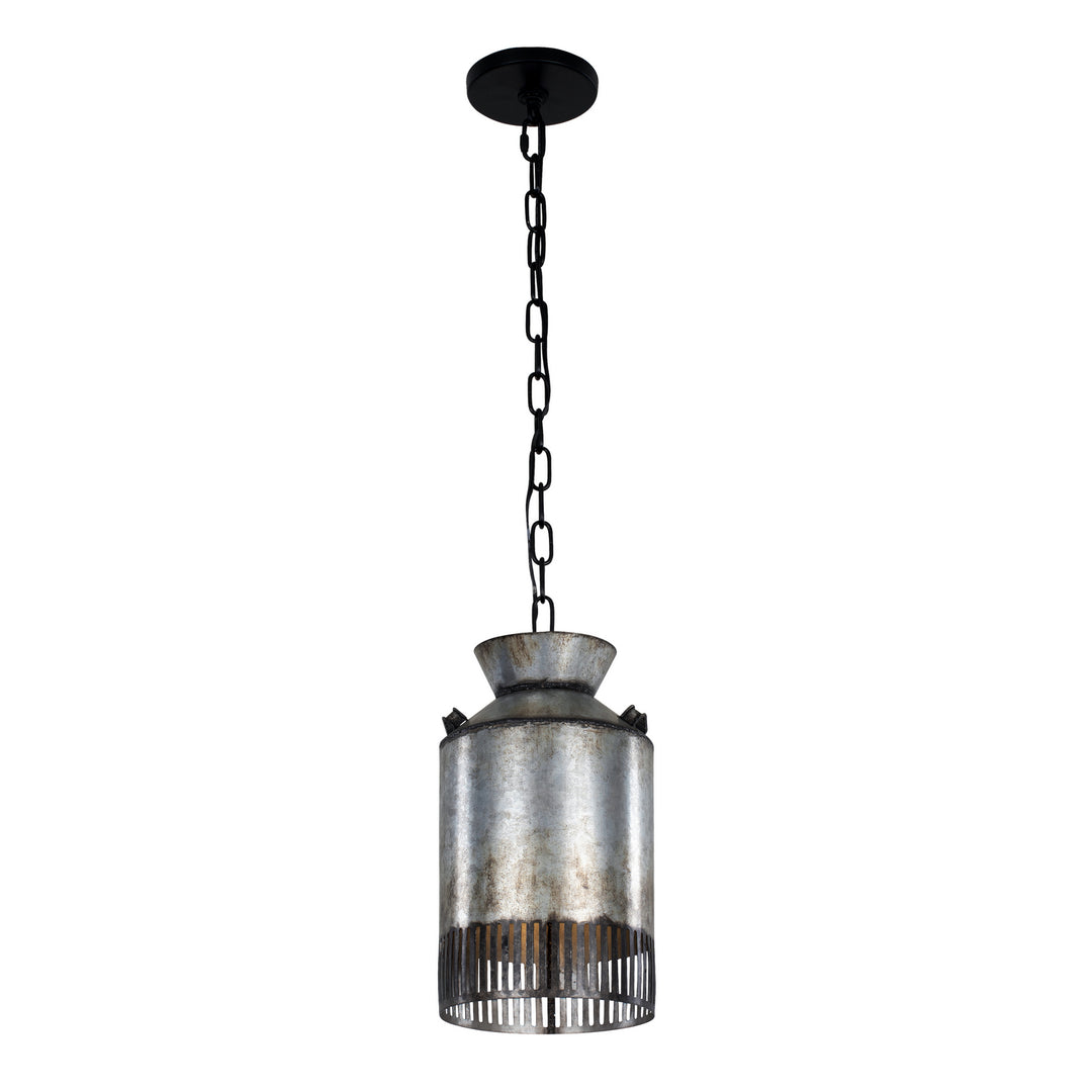 Varaluz Hickory Lane 335M01OG Pendant Light - Ombre Galvanized/Black