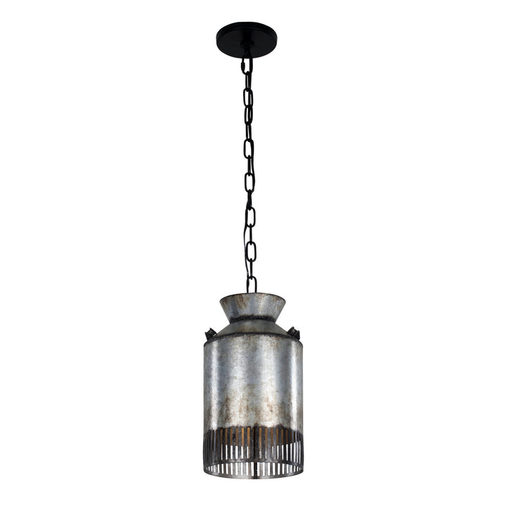 Varaluz Hickory Lane 335M01OG Pendant Light - Ombre Galvanized/Black