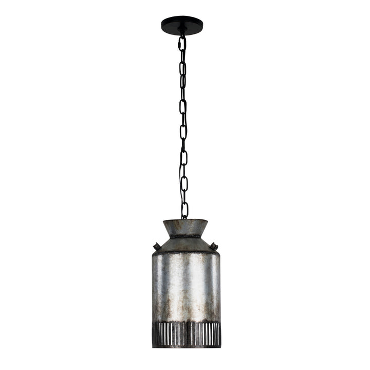 Varaluz Hickory Lane 335M01OG Pendant Light - Ombre Galvanized/Black