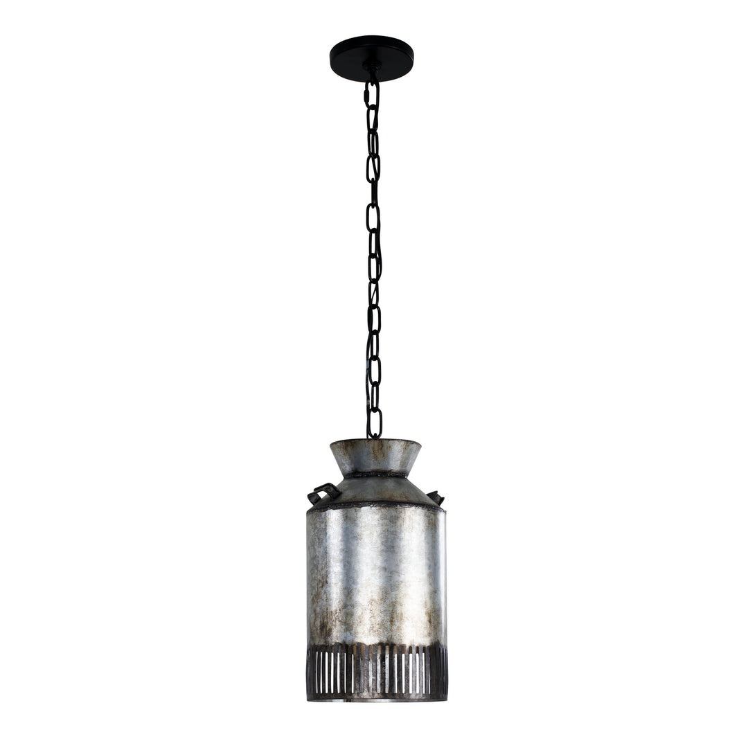 Varaluz Hickory Lane 335M01OG Pendant Light - Ombre Galvanized/Black