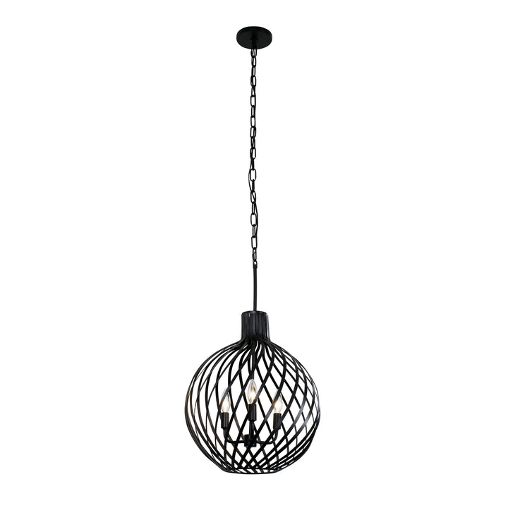 Varaluz Bronwyn 338P03BL Pendant Light - Black