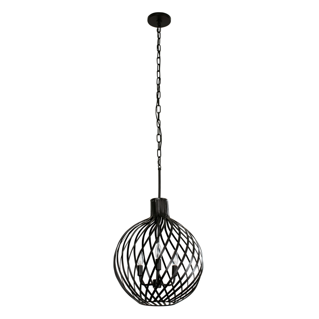 Varaluz Bronwyn 338P03BL Pendant Light - Black