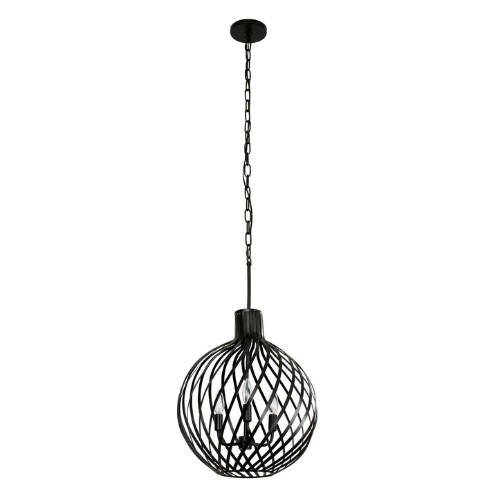 Varaluz Bronwyn 338P03BL Pendant Light - Black