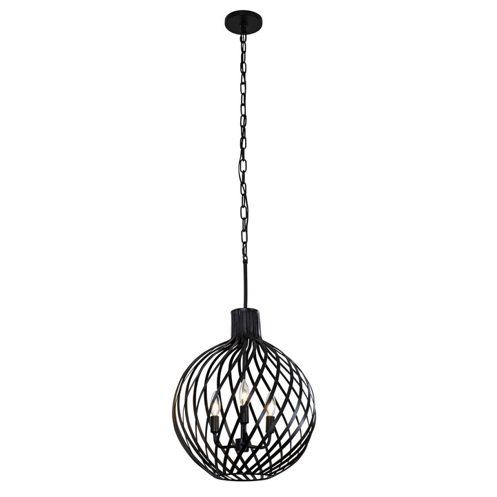Varaluz Bronwyn 338P03BL Pendant Light - Black