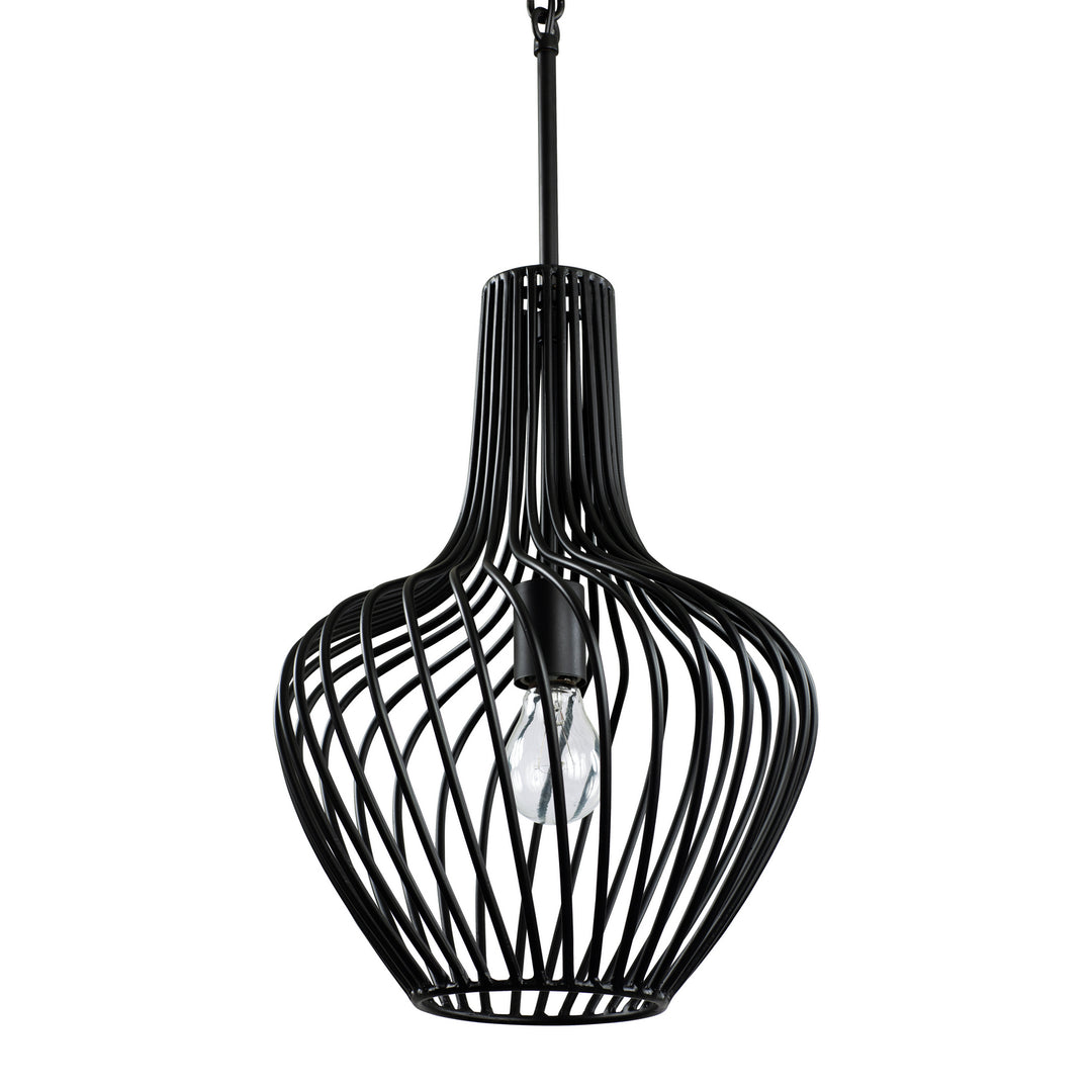 Varaluz Elsa 339P01ABL Pendant Light - Black