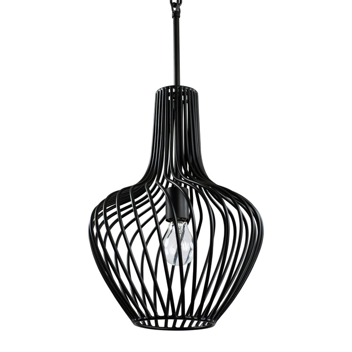 Varaluz Elsa 339P01ABL Pendant Light - Black