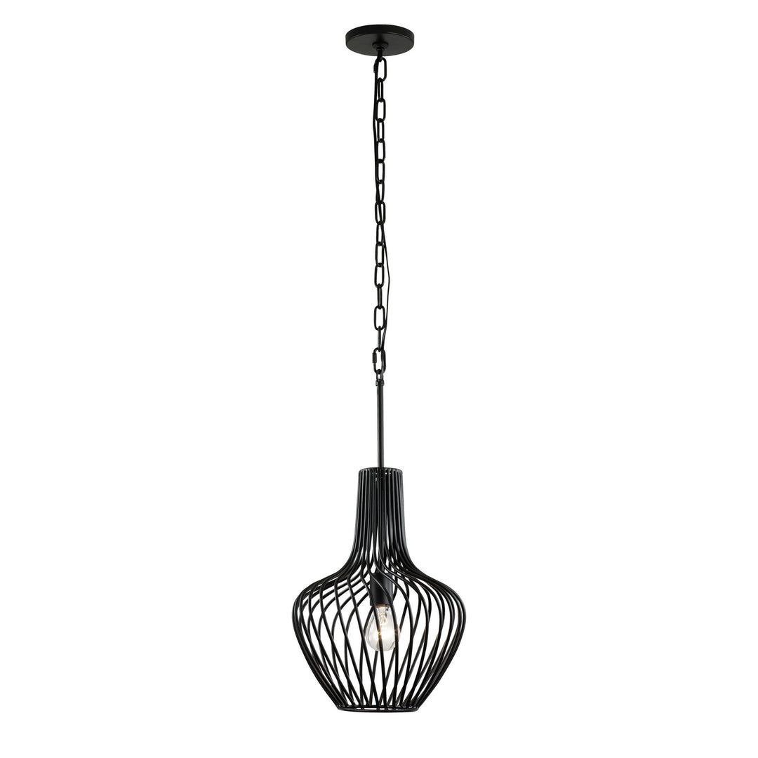 Varaluz Elsa 339P01ABL Pendant Light - Black