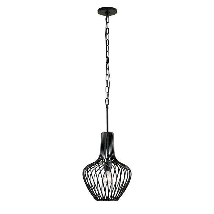 Varaluz Elsa 339P01ABL Pendant Light - Black