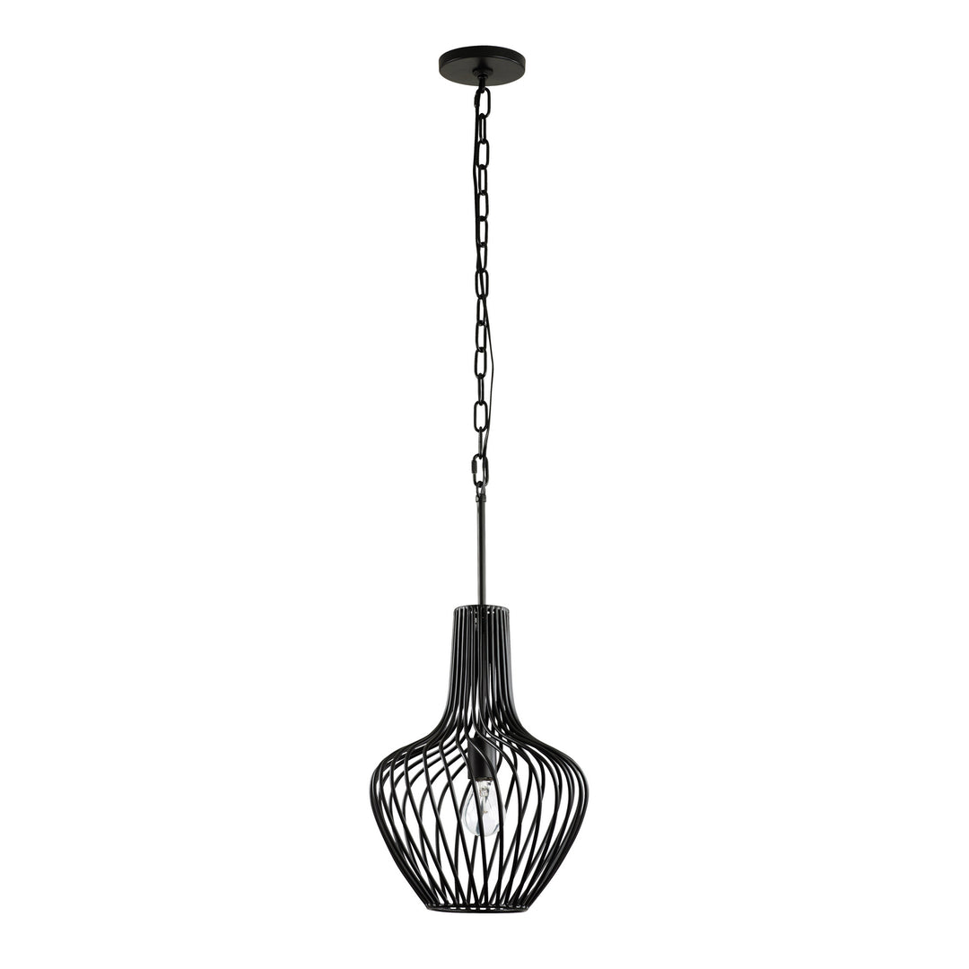Varaluz Elsa 339P01ABL Pendant Light - Black