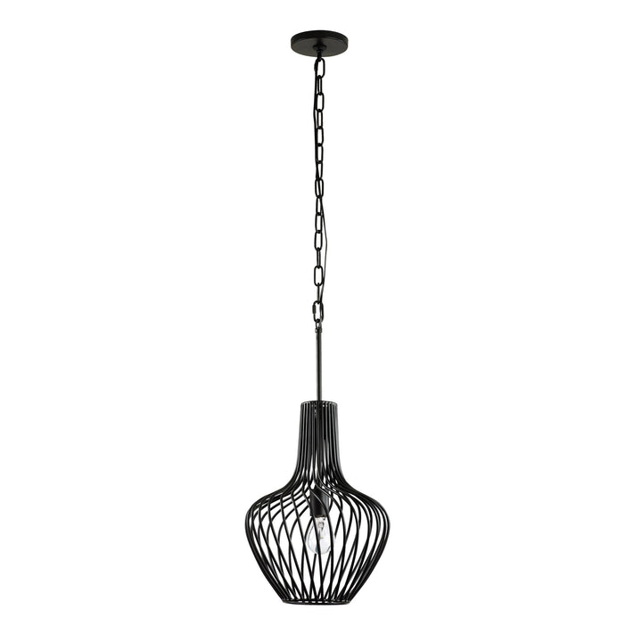 Varaluz Elsa 339P01ABL Pendant Light - Black