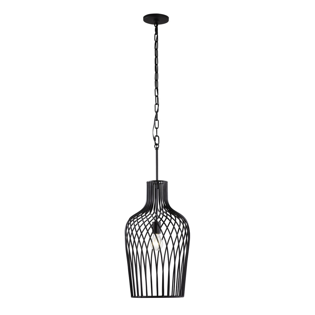 Varaluz Elsa 339P01CBL Pendant Light - Black