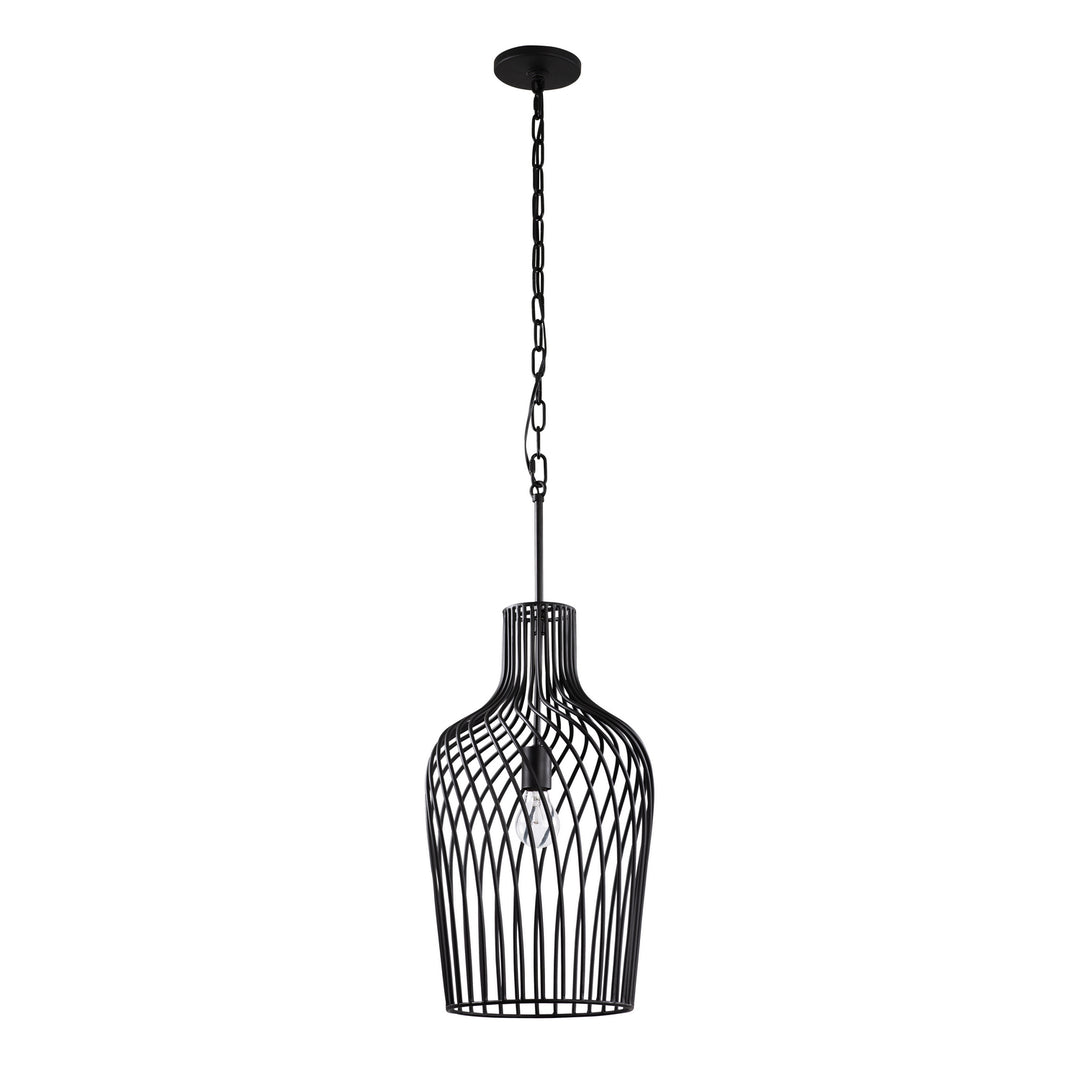 Varaluz Elsa 339P01CBL Pendant Light - Black