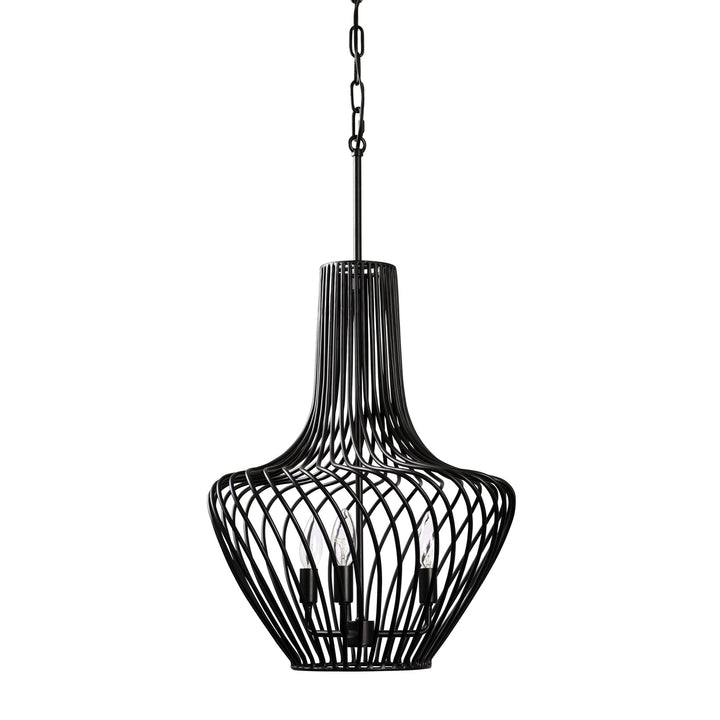Varaluz Elsa 339P03ABL Pendant Light - Black
