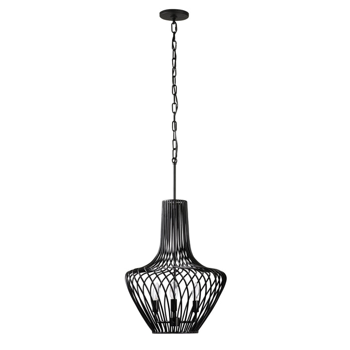 Varaluz Elsa 339P03ABL Pendant Light - Black