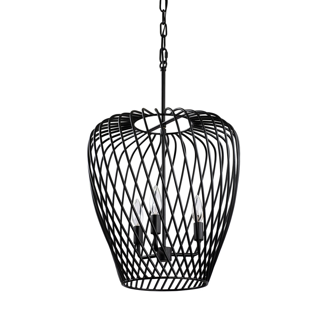 Varaluz Elsa 339P03BBL Pendant Light - Black