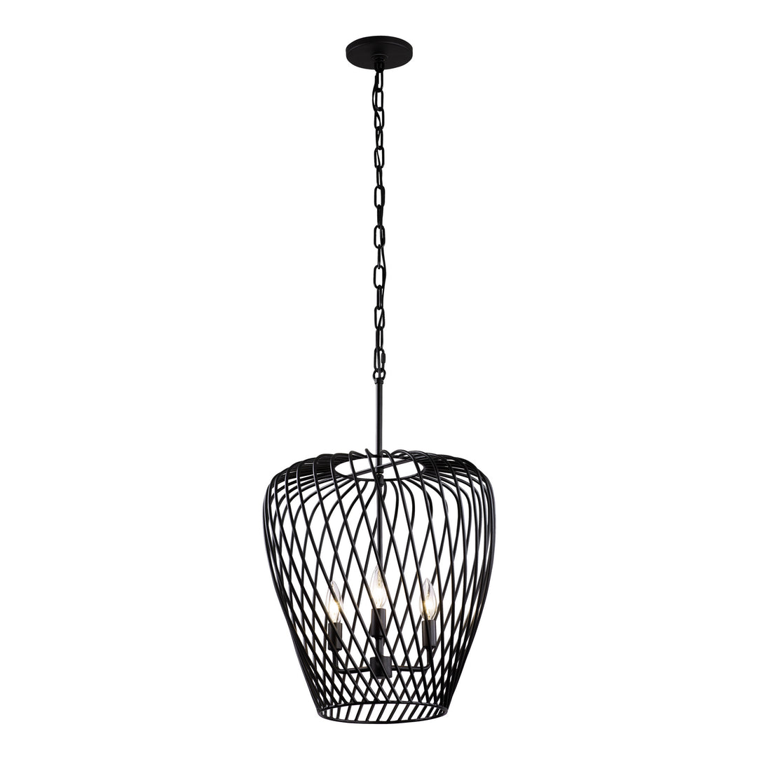 Varaluz Elsa 339P03BBL Pendant Light - Black