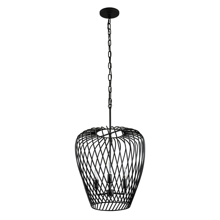 Varaluz Elsa 339P03BBL Pendant Light - Black