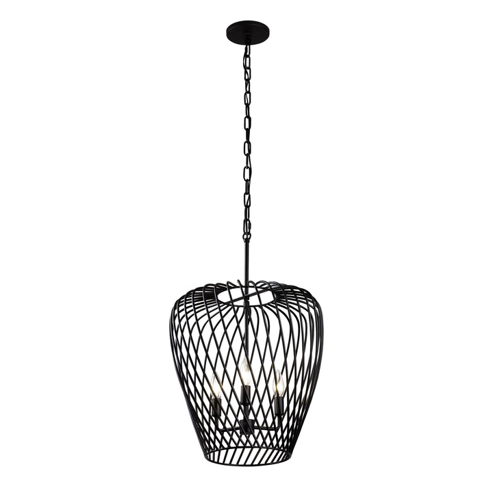 Varaluz Elsa 339P03BBL Pendant Light - Black