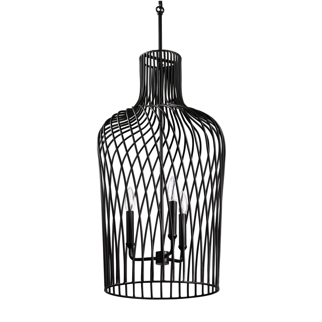 Varaluz Elsa 339P03CBL Pendant Light - Black