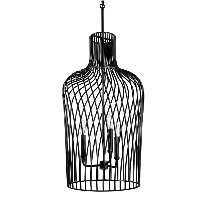 Varaluz Elsa 339P03CBL Pendant Light - Black