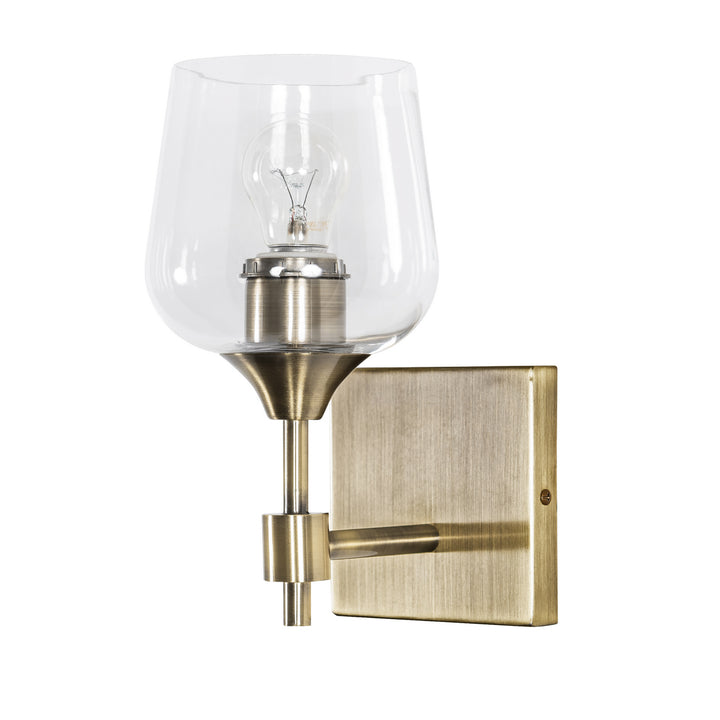 Varaluz Margaux 340B01AB Wall Sconce Light - Antique Brass