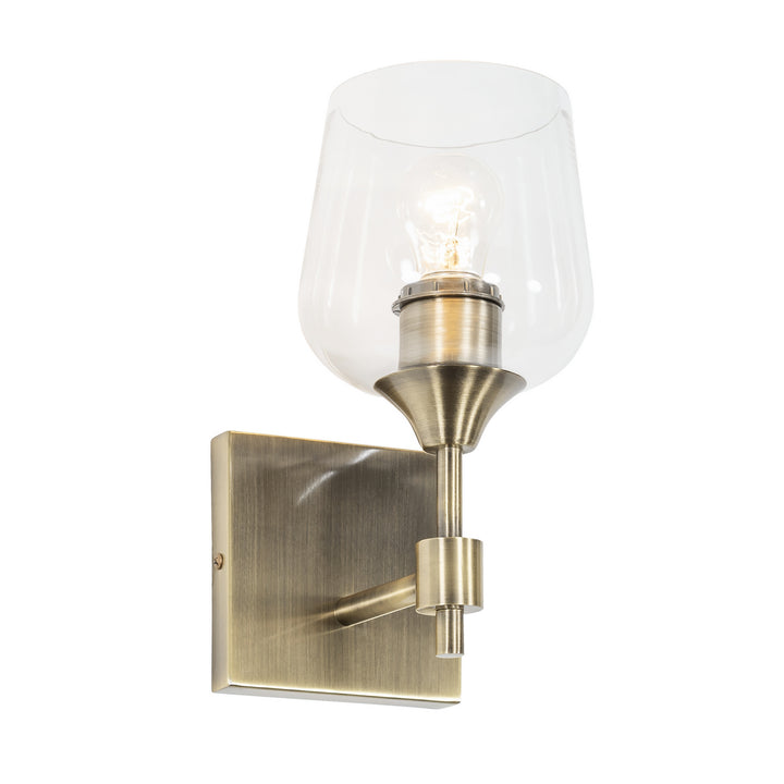 Varaluz Margaux 340B01AB Wall Sconce Light - Antique Brass
