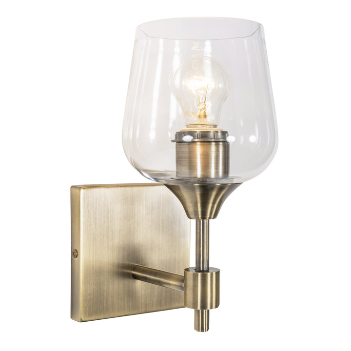 Varaluz Margaux 340B01AB Wall Sconce Light - Antique Brass