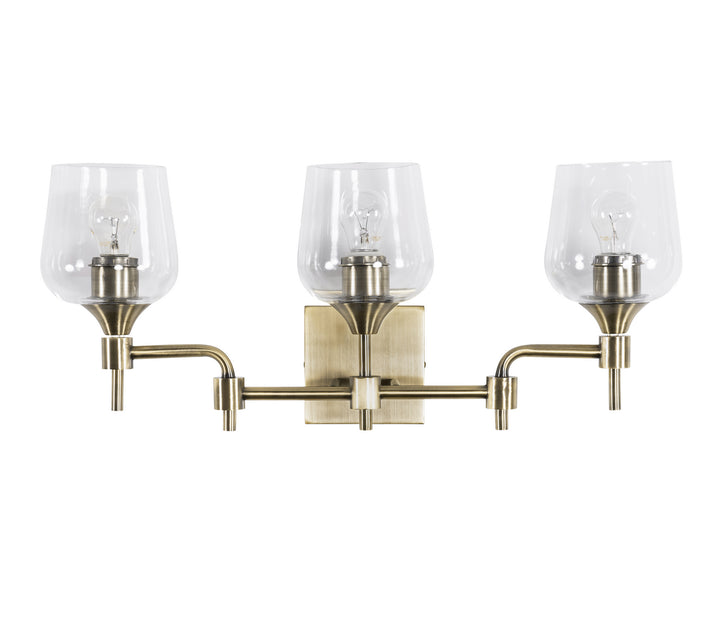 Varaluz Margaux 340B03AB Bath Vanity Light 24 in. wide - Antique Brass