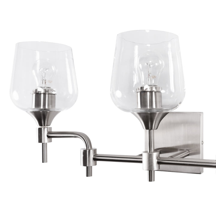 Varaluz Margaux 340B03SN Bath Vanity Light 24 in. wide - Satin Nickel