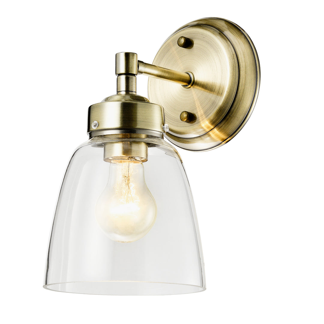 Varaluz Helena 341B01AB Wall Sconce Light - Antique Brass