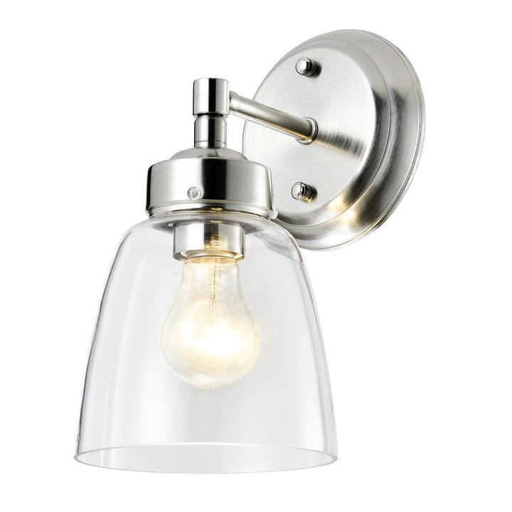 Varaluz Helena 341B01SN Wall Sconce Light - Satin Nickel