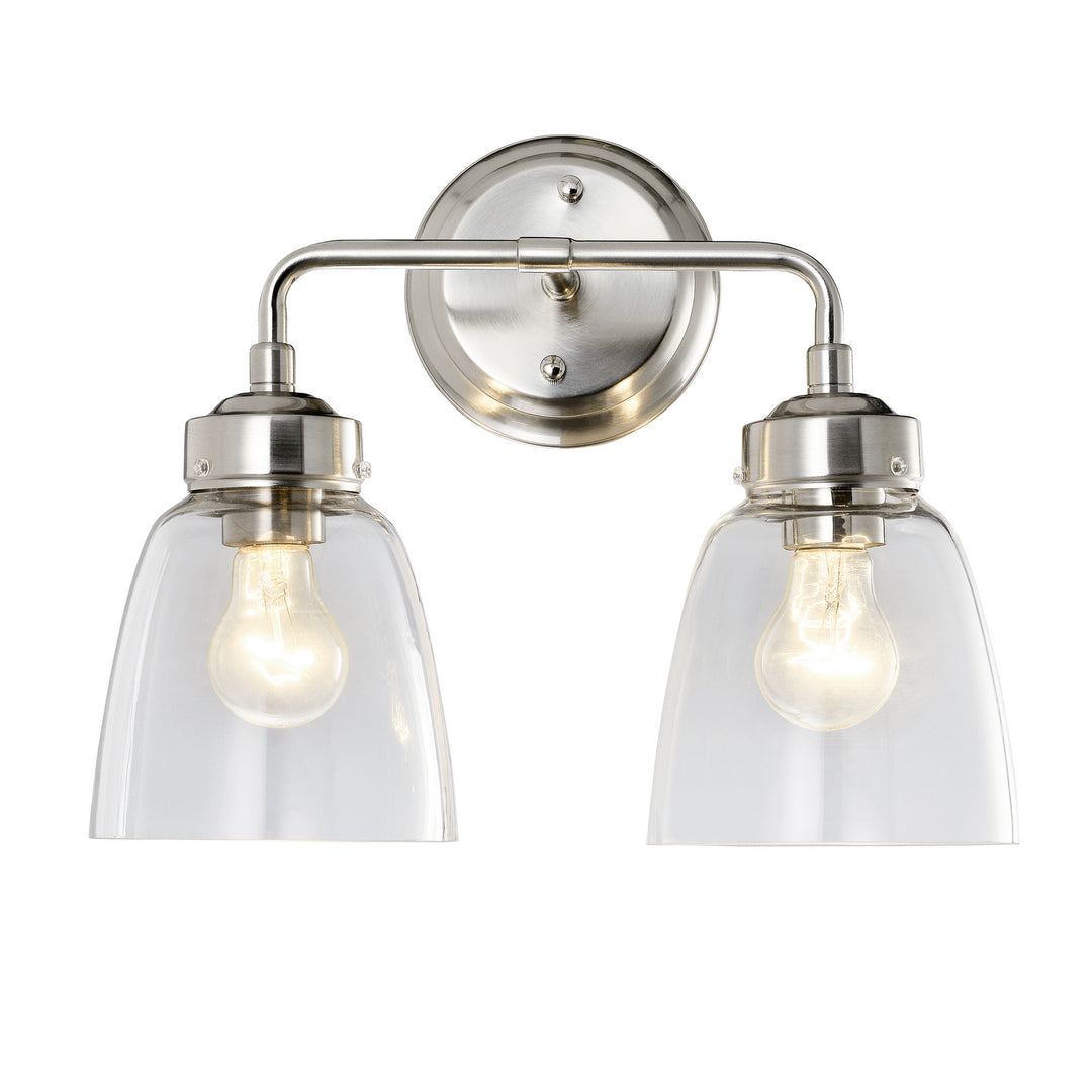Varaluz Helena 341B02SN Wall Sconce Light - Satin Nickel