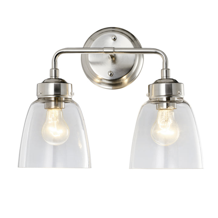 Varaluz Helena 341B02SN Wall Sconce Light - Satin Nickel